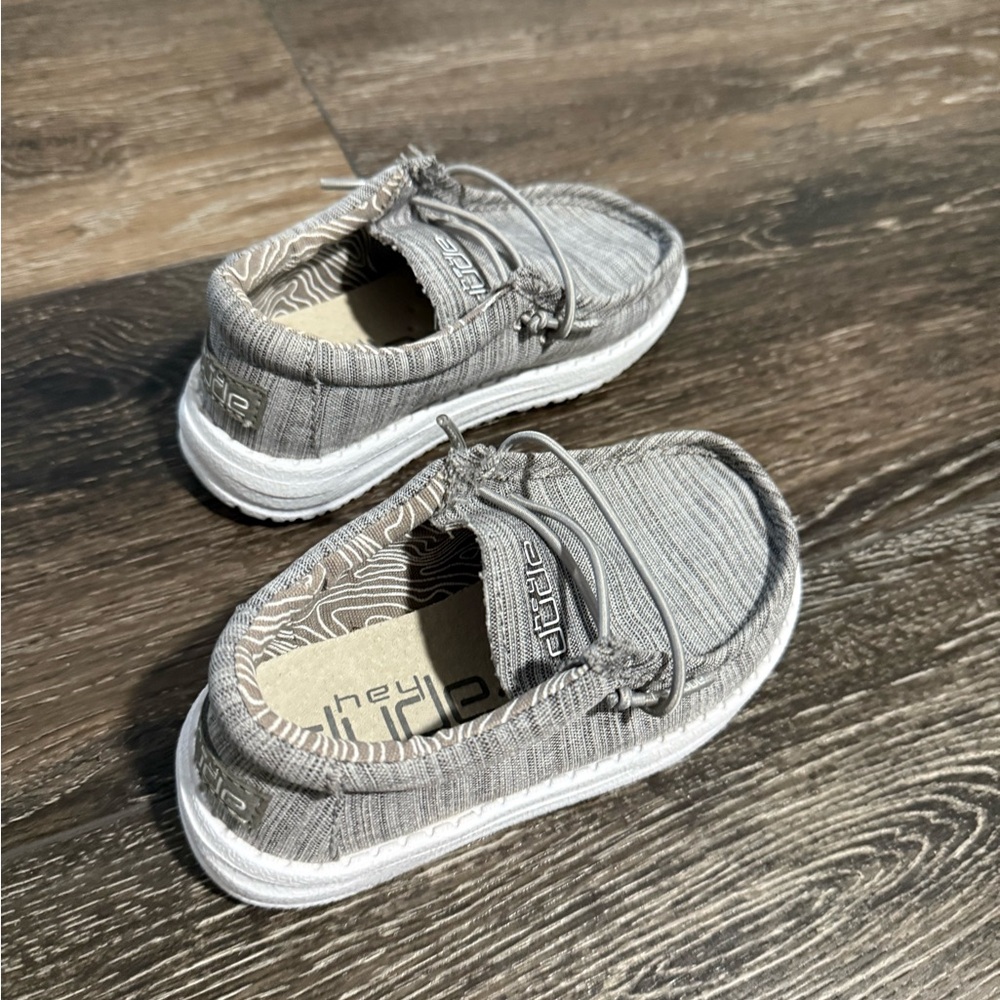 Hey Dudes Gray Moccasin Slip-On Shoes